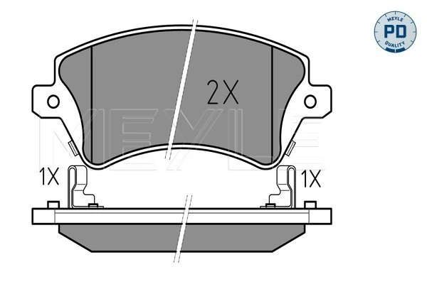 Set placute frana