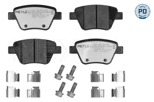Set placute frana