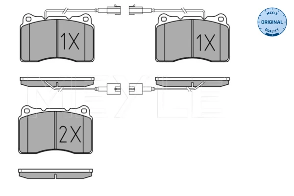 Set placute frana