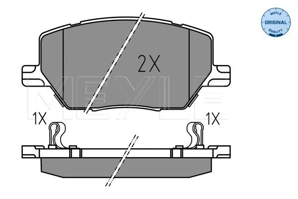 Set placute frana