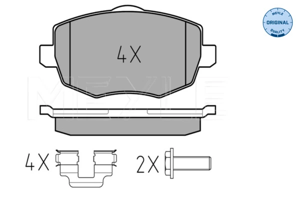 Set placute frana