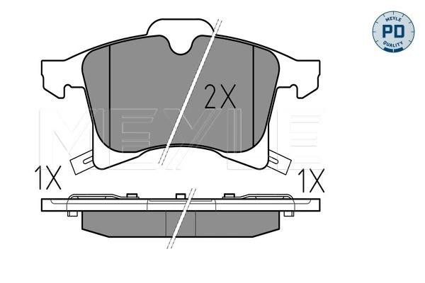 Set placute frana