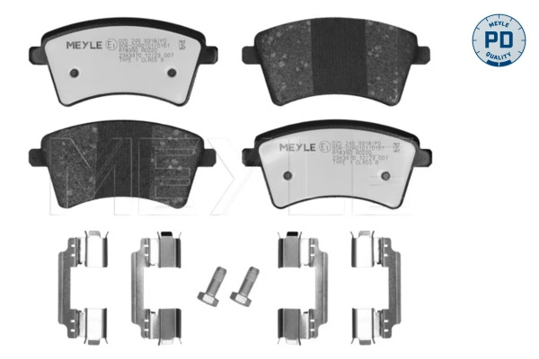 Set placute frana