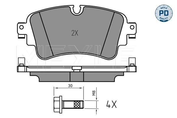 Set placute frana
