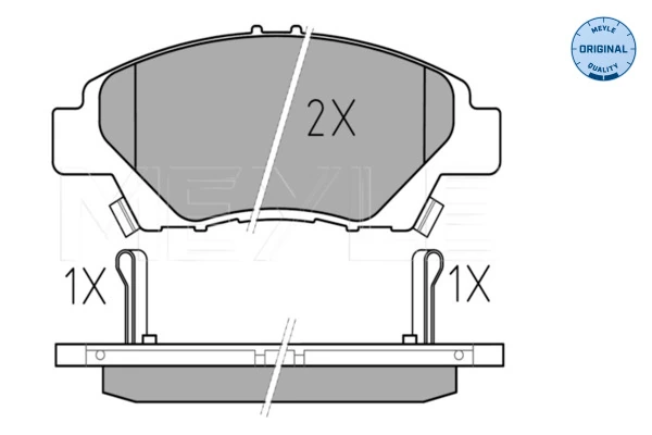 Set placute frana