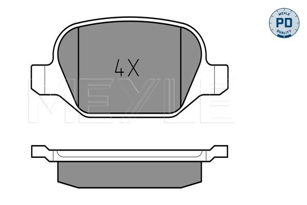 Set placute frana