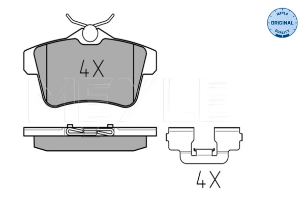 Set placute frana