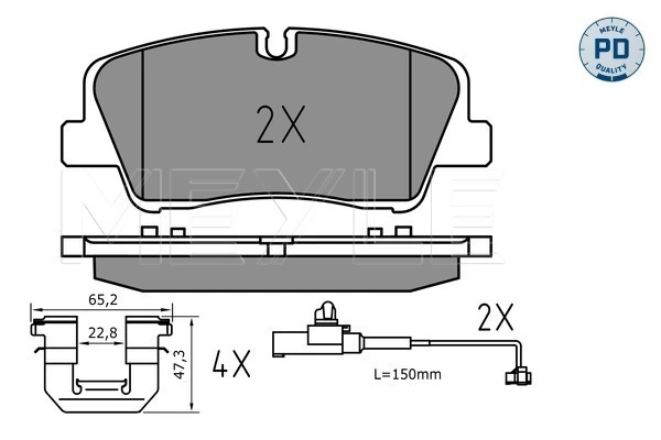 Set placute frana