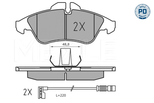 Set placute frana