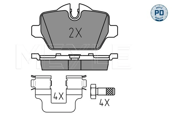 Set placute frana