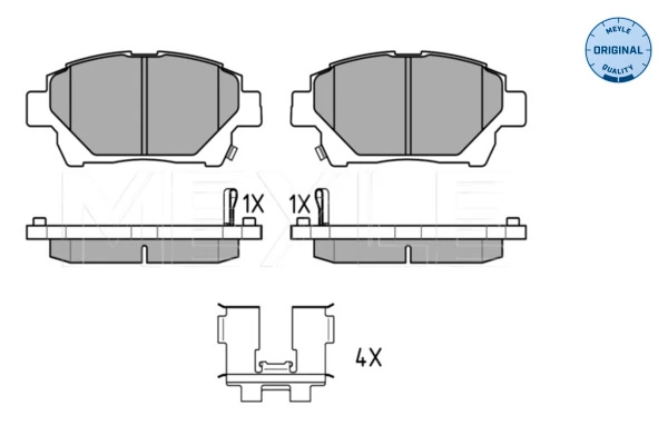 Set placute frana