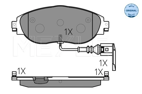 Set placute frana
