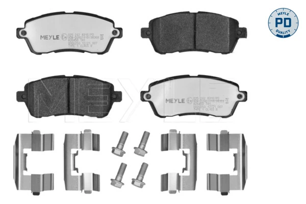 Set placute frana
