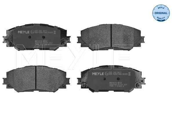 Set placute frana