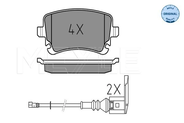 Set placute frana