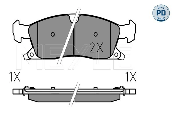 Set placute frana