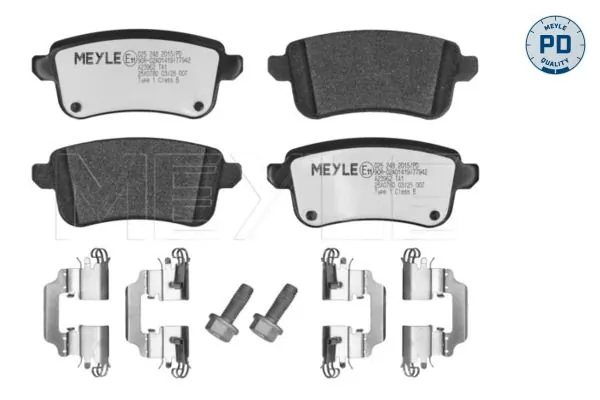 Set placute frana