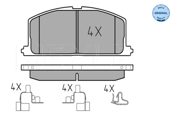 Set placute frana