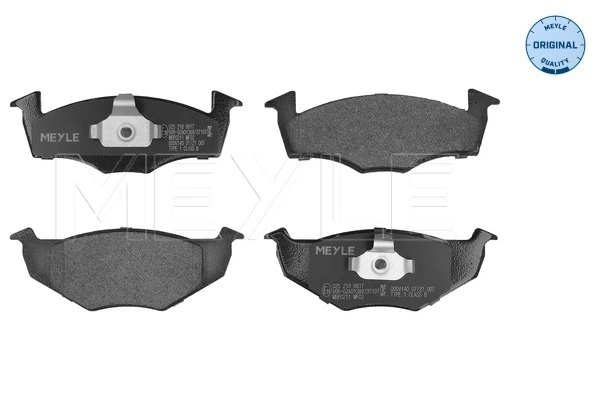 Set placute frana