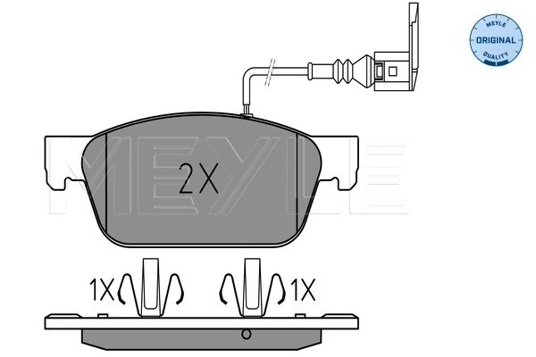 Set placute frana