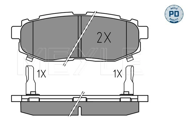 Set placute frana