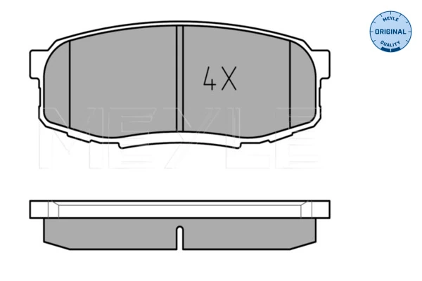 Set placute frana
