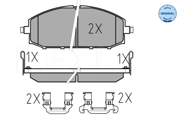 Set placute frana