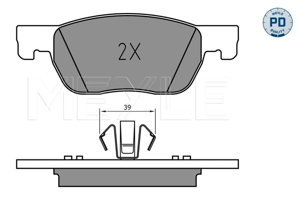 Set placute frana