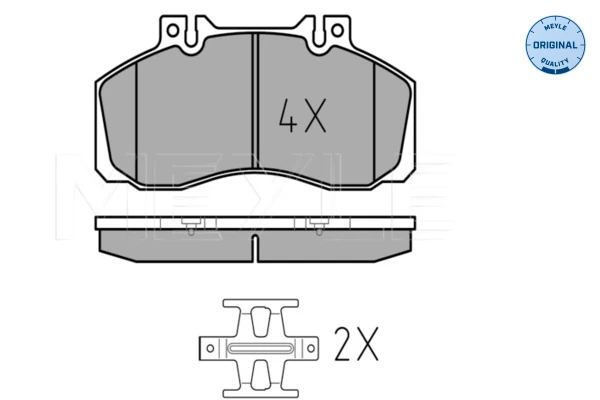 Set placute frana