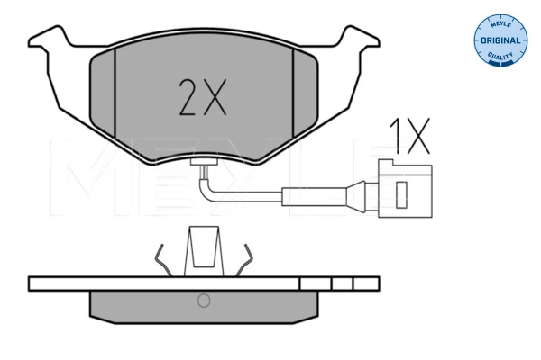Set placute frana