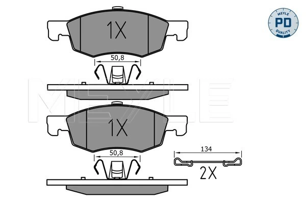 Set placute frana