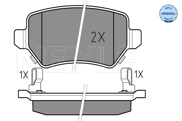 Set placute frana