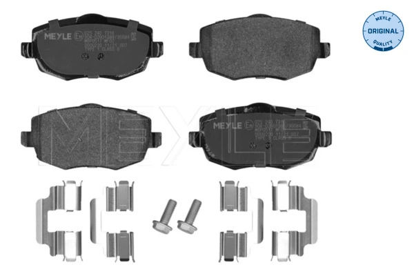 Set placute frana