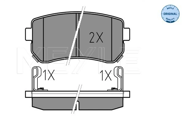 Set placute frana