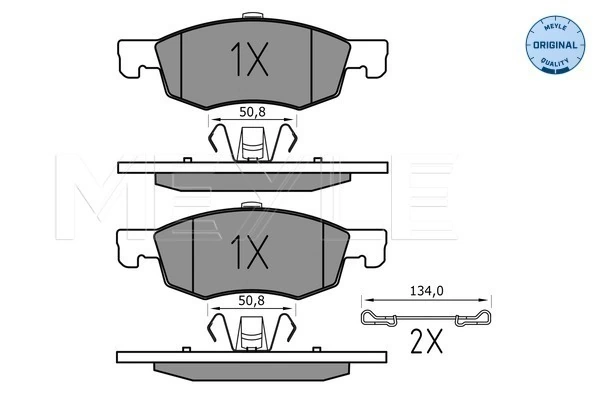 Set placute frana