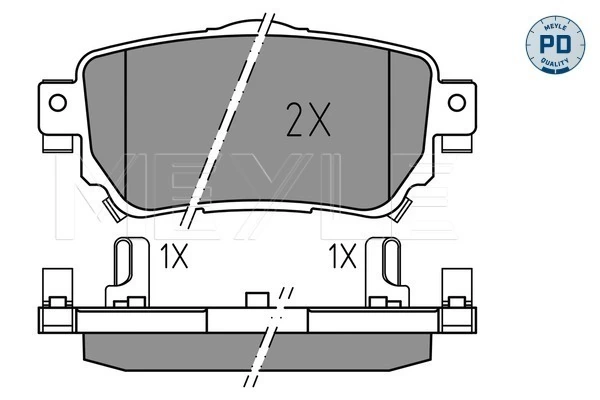 Set placute frana