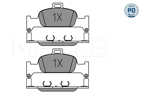 Set placute frana