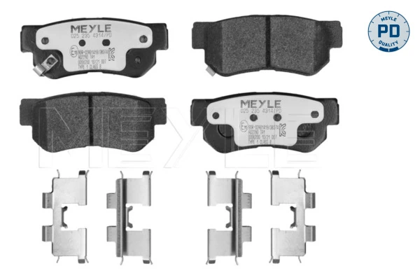 Set placute frana