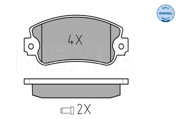 Set placute frana