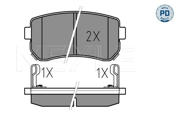 Set placute frana