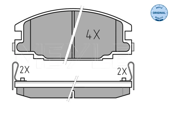 Set placute frana