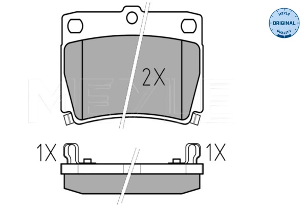 Set placute frana
