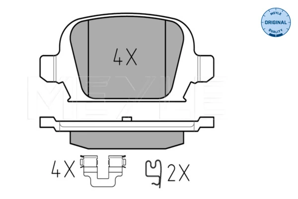 Set placute frana
