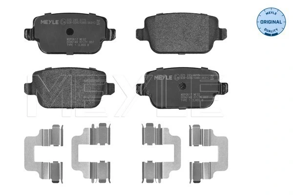 Set placute frana