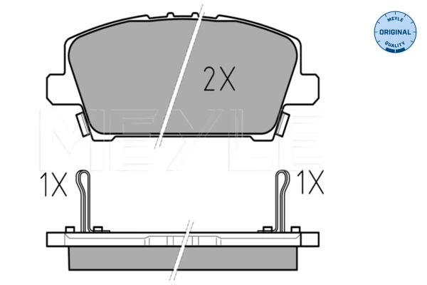 Set placute frana