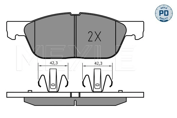 Set placute frana