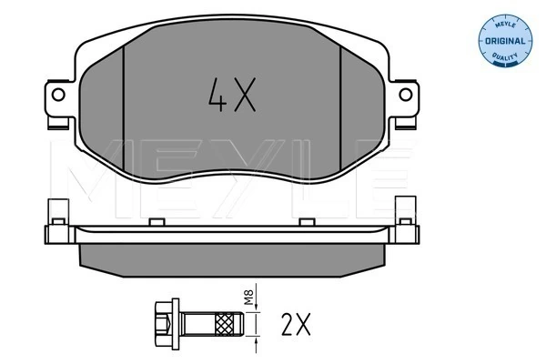 Set placute frana