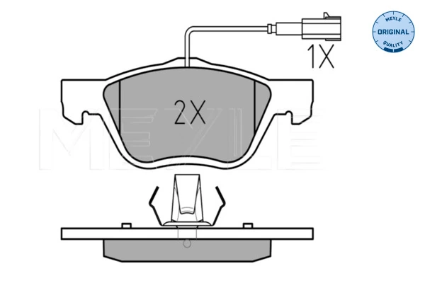 Set placute frana