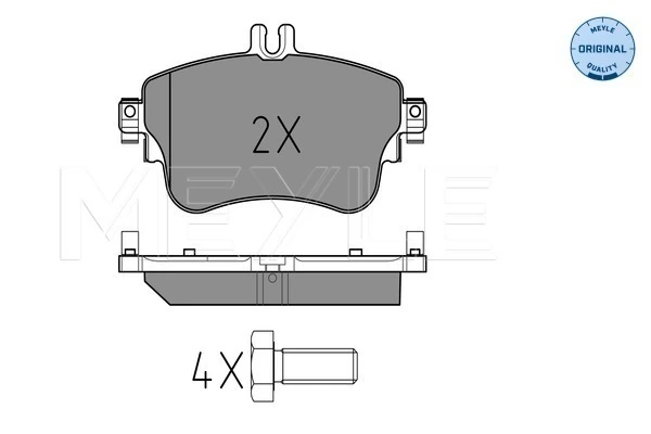 Set placute frana