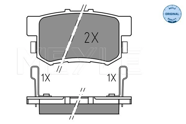 Set placute frana